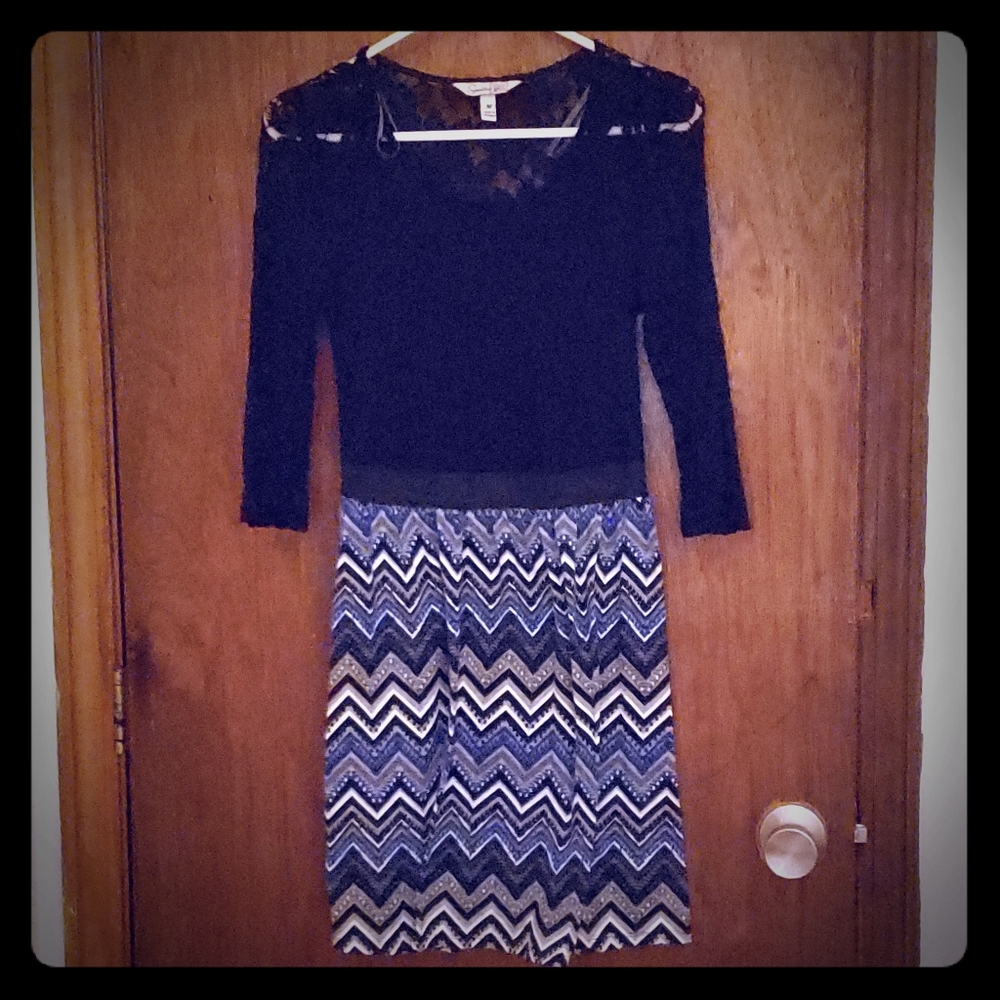 Speechless Black Lace and tribal dress